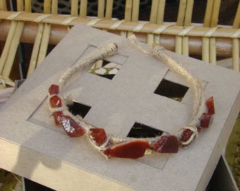 Headband with natural stones - Agate