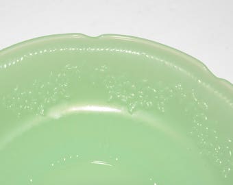 FIRE KING, Jadeite, Jadite, Alice, Saucer only, Collectible Fire King, Vintage Fire King, Anchor Hocking, Green jadeite milk glass