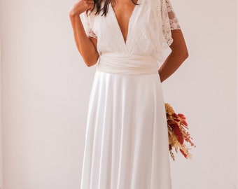 Romantic wedding dress, lace straps wedding dress, standard wedding dress, rustic bridal gown, romantic bridal gown, boho wedding dresses