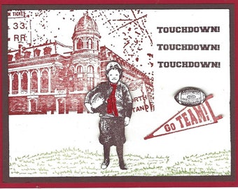 Card Vintage Football