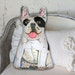 white french bulldog stuffed animal