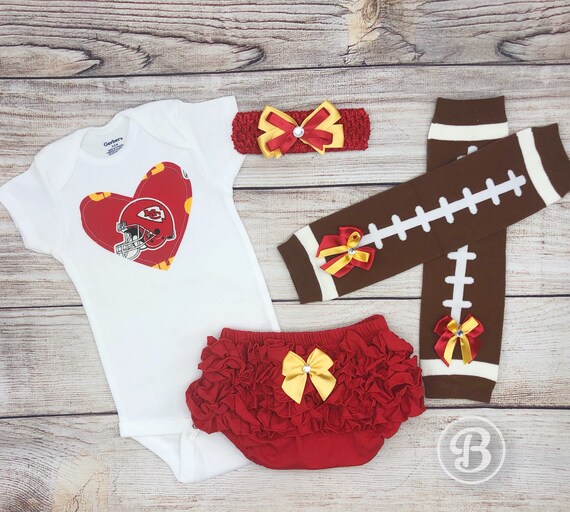 Kansas City Chiefs Game Day Outfit Chiefs Baby Girl Clothes