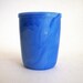 Vintage Slag Glass / Blue / Cup