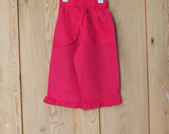 Magenta capri pants