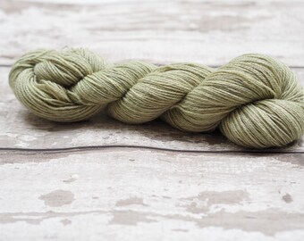 Naturally dyed yarn - Nettle on Alpaca/Silk/Cashmere