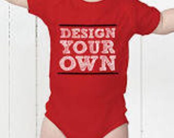 Custom Hand Lettered/Designed Baby Onesie Custom Baby Onesie - COLORED - Custom Onesie - Baby Onesie - Coming Home Outfit - Baby Gift -