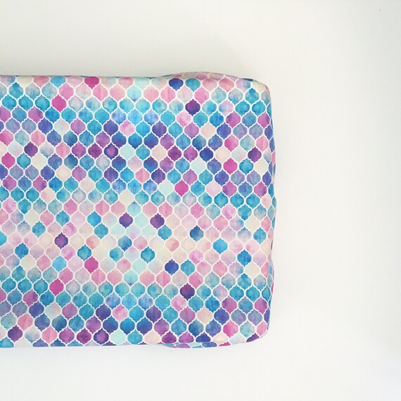 Changing Pad Cover Mermaid Scales. Change Pad. Changing Pad.