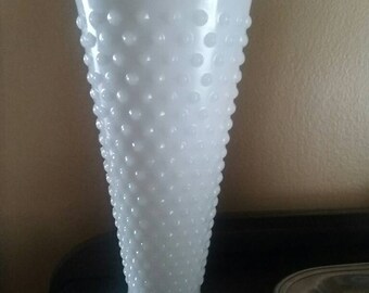 Gorgeous Hobnail Trumpet Vase