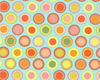 Helen's Garden by Tamara Kate for Michael Miller - Budding - Aqua - 1/2 yard cotton quilt fabric 516