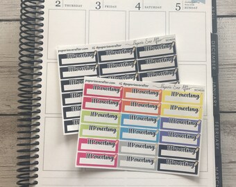 IEP meeting planner stickers | IEP meeting quarter boxes | SCH033