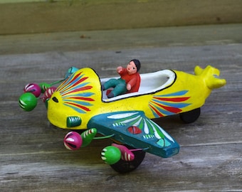 Mexican Folk Art Ortega Airplane