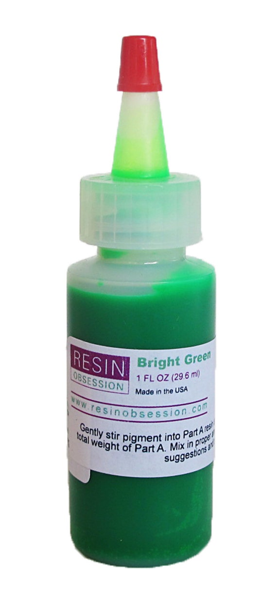 Resin Obsession bright green neon color pigment for coloring Resin Obsession bright green neon color pigment for coloring