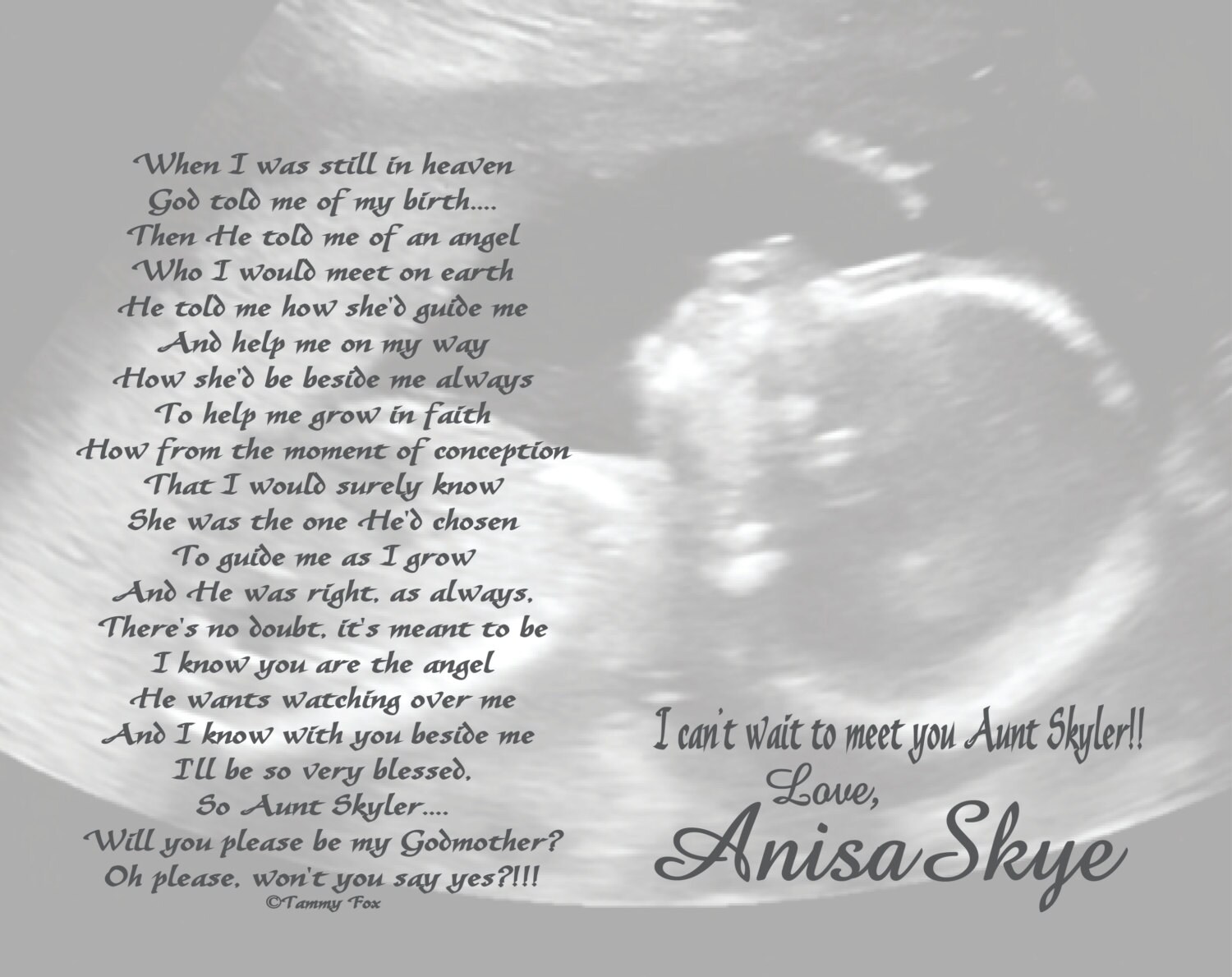 Will You Be My Godmother/Godfather/Godparents Poem from Unborn Will You Be My Godmother/Godfather/Godparents Poem from Unborn