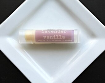 Lavender Vanilla Vegan Lip Balm