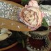 Silver sequin trim