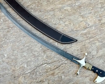 Damascus steel Arabian sword 35 Inches over all length