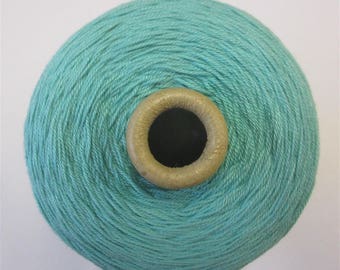 3/10's mercerised cotton yarn - pale turquoise