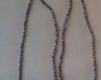Multi Colored Seed Bead Necklace