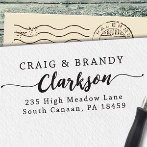 Custom Rubber Stamp - Personalized Address Stamp - Custom Stamp - Self Inking Address Stamp - Personalized Return Address Stamp - RA101
