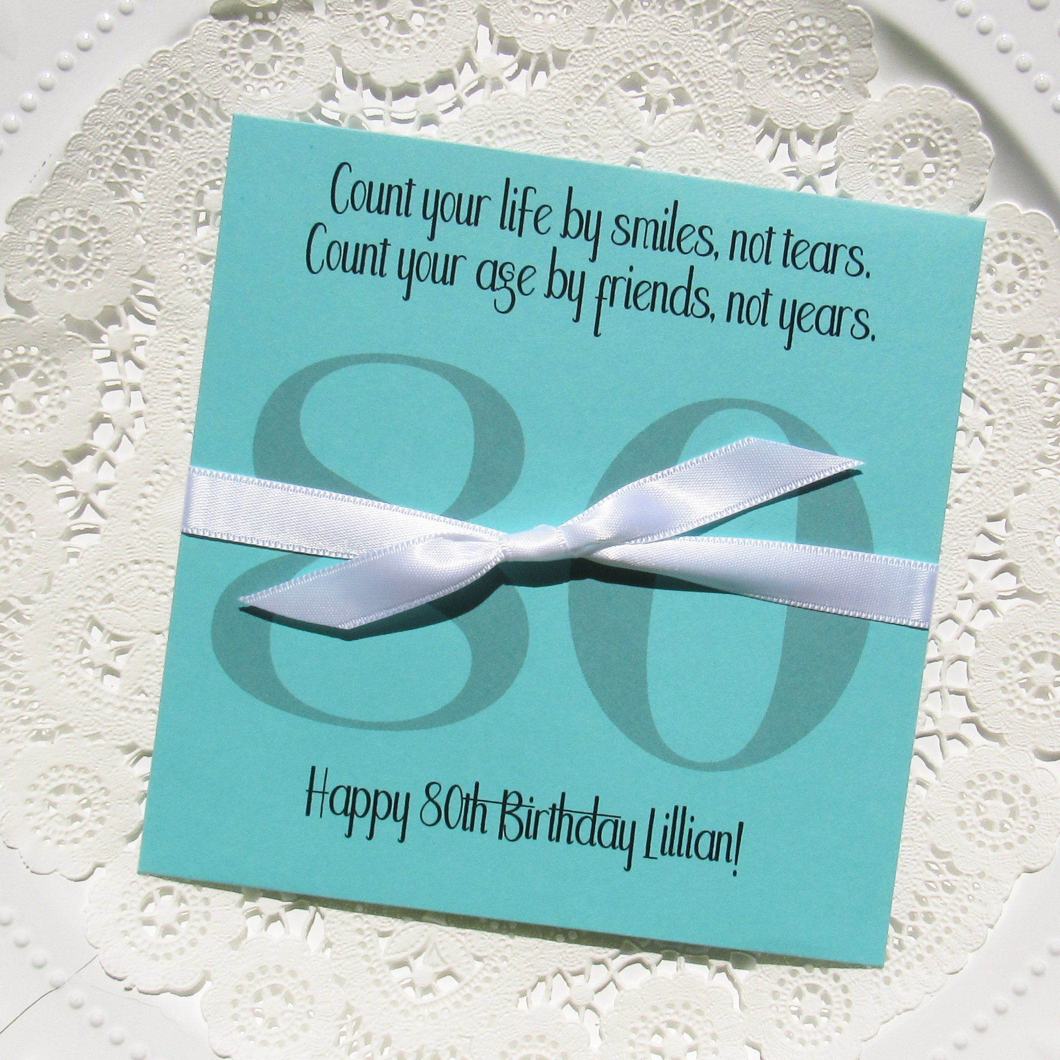 80th Birthday Favors Adult Birthday Favors Lottery