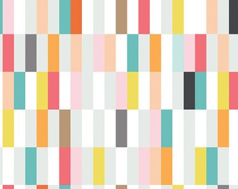 Bright colored stripe fabric- Art Gallery Ice Cream Shop cotton fabric