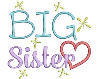 Big sister font | Etsy