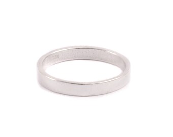 Customizable Sterling Silver Ring - 3mm