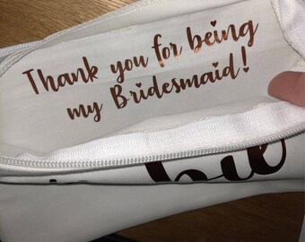 Proposal and thank you bags