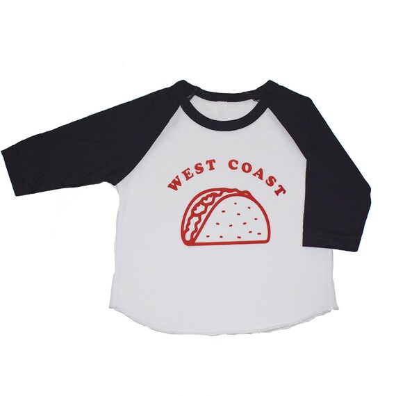 WEST COAST TACO - Toddler Long Sleeve Raglan
