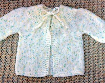 Easy Infant Sweater - - Knit ePattern PDF