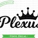 Plexus Crown VINYL DECAL