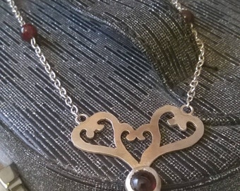 Triple Heart Necklace