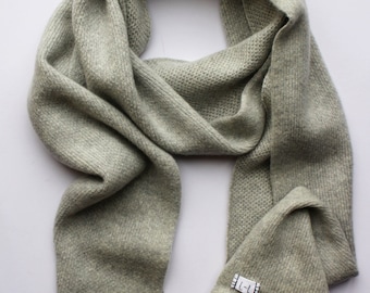 Pearl Grey Lambswool Snood