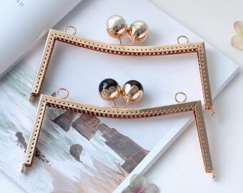 1 PCS, 20.5cm WIdth, High Quality Lotus Kiss Lock Purse Frame, K596