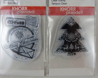 Assortment of small scrap clear stamps