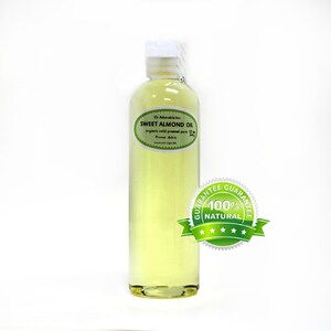 12 OZ Organic 100% Pure Sweet Almond Oil Cold Pressed