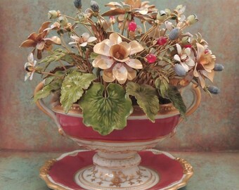 JANE HUTCHESON, Jane Hutcheson Floral Arrangement for Gorham, Fleurs des Siècles, Jane Hutcheson Floral Arrangement, Flower Arrangement