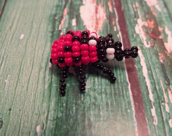 Ladybug beaded figurine
