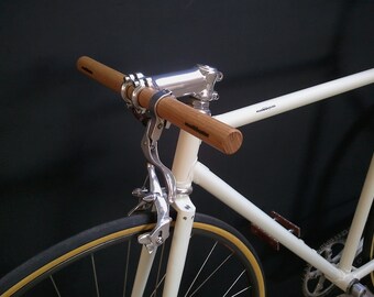 oak wood bicycle handlebar