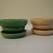 McCoy Violet Pot and Saucer (Circa 1961)