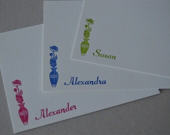 Flowerpot Custom Letterpress Stationery