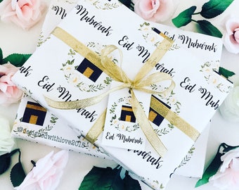 Eid Mubarak wrapping paper