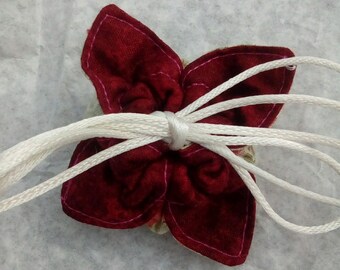 Handmade Small Lovely Fabric Gift Pouch Jewlery Bag Treasure Bag