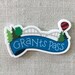 Grants Pass Oregon Vinyl Sticker, Water Bottle Sticker, Laptop Sticker, Cool Illustrated Sticker, Oregon Sticker, Caveman Bridge, Waterproof