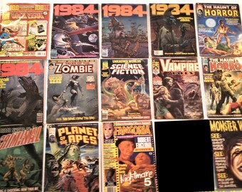 Vintage Horror Magazine Assortment!
