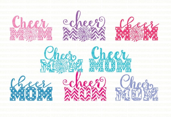 Download Cheer Mom SVG Files, for Cricut Design, Space and ...