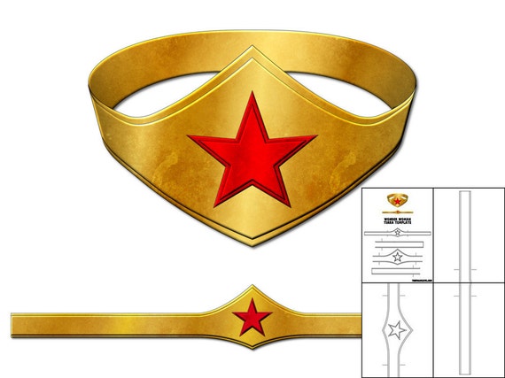 Download Template for Wonder Woman Tiara