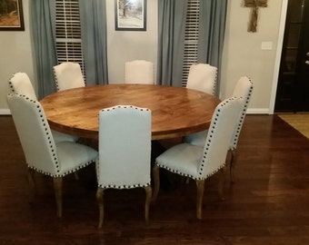 Large Round Dining Table
