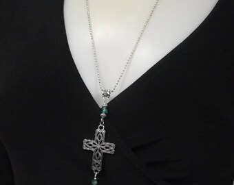 This necklace micro beads