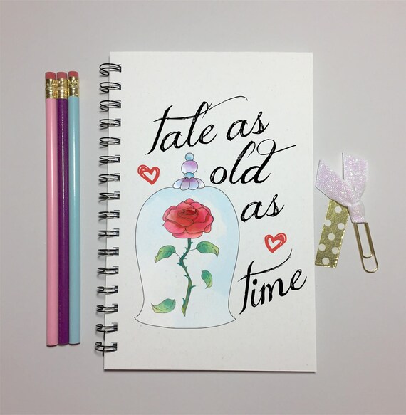 beauty journal tale as old as time beauty and the beast rose journal beauty journal tale as old as time beauty and the beast rose journal